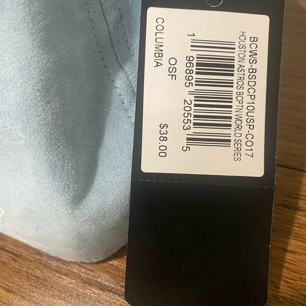 '47 Houston Astros Captain Cooperstown 2017 WS Ballpark Suede Blue Snapback - Picture 4 of 4